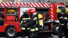Foto de archivo de una intervenci�n de los bomberos de Barreiros