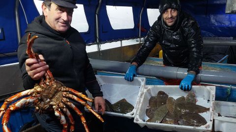 El Playa de Sanxenxo fue el �nico barco de su puerto que sali� a faenar este martes