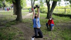 O CEIP de Castrelo presume de patio