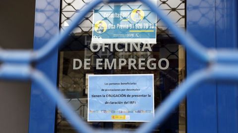 Una oficina de empleo en Galicia