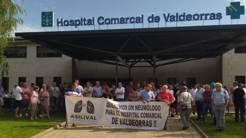 Segunda protesta semanal de Asilival para reclamar un neumlogo.