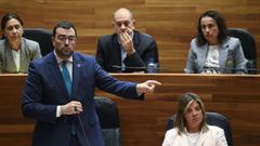 El Presidente del Principado de Asturias, Adri�n Barb�n