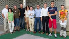 Los asistentes a la reuni�n celebrada el lunes en San Sadurni�o. 