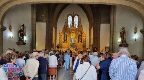 Despus de la procesin tuvo lugar la misa solemne a san Antn.