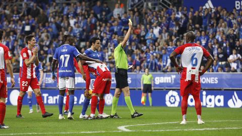 Derbi en el Carlos Tartiere entre el Oviedo y el Sporting, temporada 2018-2019