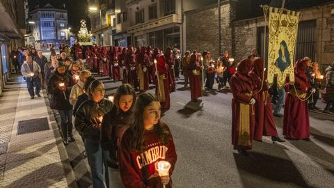 Procesi�n de Semana Santa en Vimianzo. Viernes de Los Dolores.