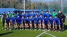 Plantilla del juvenil A del Real Oviedo en El Requexn