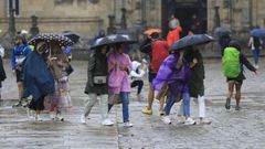 Domingo de lluvia en muchos puntos de Galicia