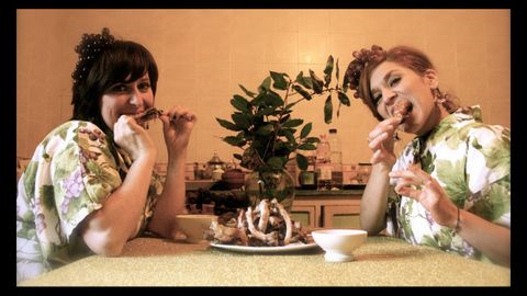 As actrices da obra  O Furancho 