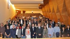 Foto de familia de las y los nuevos catedr�ticos y profesores titulares de la Universidad de Vigo

