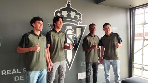 Kevin Picn, Mauricio Medrano, Luis Enrique Arroyo y Sebastin Valenzuela