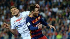 Carri�o, con Messi en la final de Copa
