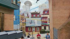 Decoraci�n del barrio de Cimadevilla