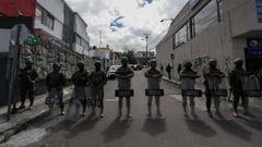 Fuerzas de seguridad ecuatorianas, desplegadas ante el estado de excepci�n decretado en el pa�s