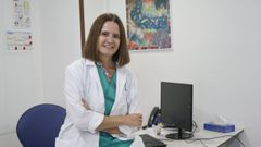 Cristina Garc�a Casals, ginec�loga del Hospital Materno Infantil de A Coru�a.