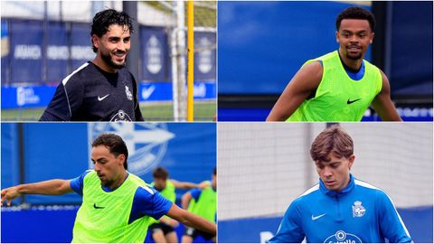 De izquierda a derecha y de arriba a abajo: Leo Rom�n, Lucas Noubi, Qiacomo Quagliata y Lorenzo Amatucci.
