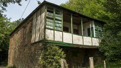 Arquitectura tradicional en una casa cercana a la ferrera