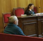 El acusado, en el banquillo de acusados de la Audiencia. 
