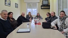 Reuni�n del PSOE con los trabajadores despedidos de la ORA.