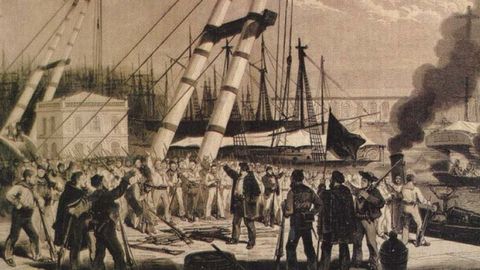 Alzamiento del Arsenal de Ferrol, en la Revoluci�n Cantonal de 1872