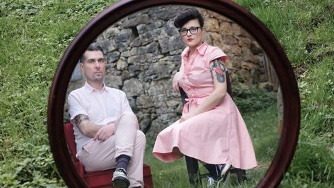 Rub�n Bada y Leticia Baselgas, integrantes de LR