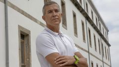 El rbitro Ignacio Iglesias Villanueva, este martes en A Corua