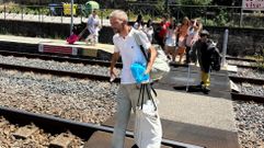 Alrededor de diez personas quedaron tiradas en la estaci�n el jueves