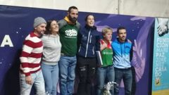Ganadores de la Nocturna do Xalo, que reuni�  a m�s de 300 deportistas.