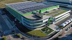 Instalaciones de Ecoforest en el parque empresarial de Porto do Molle, donde ocupa 9.000 metros cuadrados.