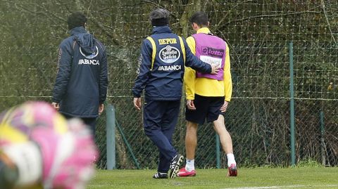 Toch�, cuando se lesion� la semana pasada