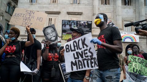 Protesta en Barcelona 
