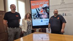 Un momento de la presentaci�n de la campa�a Mans que salvan vidas, que promueven el Concello de Ferrol y Protecci�n Civil.