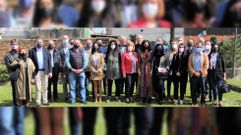 Foto de familia de los 39 integrantes de la nueva ejecutiva del Partido Popular en Monforte, con Katy Varela como presidenta
