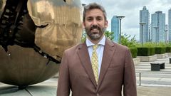 Alberto Gago, en Nueva York, donde ha participado en uno de los foros de la ONU sobre inteligencia artificial