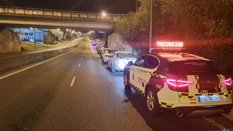 Los conductores fueron interceptados en el pol�gono de O Ceao