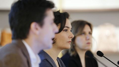 Adriana Domnguez, consejerara delegada, yAntonio Puente, director xeral