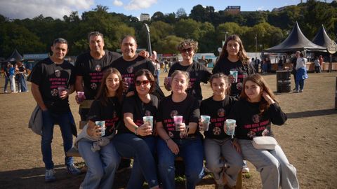 Grupos de familias asistieron al �ltimo festival gallego del verano