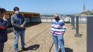 La alcaldesa de Gij�n, Ana Gonz�lez, y el consejero de Ciencia, Borja S�nchez, visitan el edificio Greenspace, en el Parque Cient�fico y Tecnol�gico de Gij�n