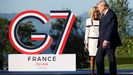 Donald Trump en Francia para la reuni�n del G7.