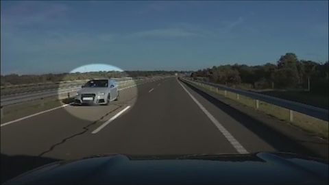 A 170 por hora, en direcci�n contraria, sin carnet y durante un permiso penitenciario
