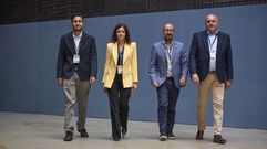 Cuatro de los ponentes del congreso de Ciudades Inteligentes y Econom�a Circular de Pontevedra.