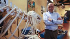 Xan Rodrguez Silvar, no Museo de Historia Natural.