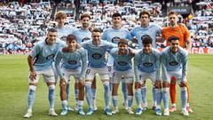 Formaci�n inicial del Celta en el partido de este martes ante el Levante.