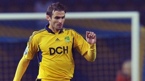 Torsiglieri en su etapa en el Metalist J�rkov ucraniano