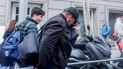 El exasesor del exministro �balos, a su salida de la Audiencia Nacional