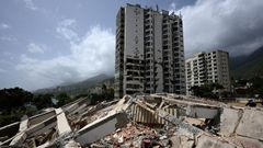 As� han quedado varias �reas residenciales en Venezuela en las zonas m�s afectadas por el doble se�smo