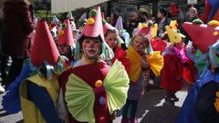 Ni�os disfrutando del carnaval en Ourense