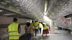 Una anterior visitas por espacios ocultos al p�blico en el Gai�s