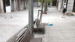 Una de las zonas donde los vecinos critican el exceso de personas de noche en fin de semana