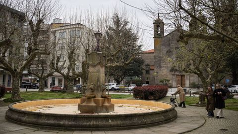 La fuente lleva tiempo sin funcionar.